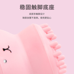 Cepillo de limpieza facial de silicona Octopus, masajeador manual de limpieza profunda para el cuidado de la piel del rostro - Product Image 2