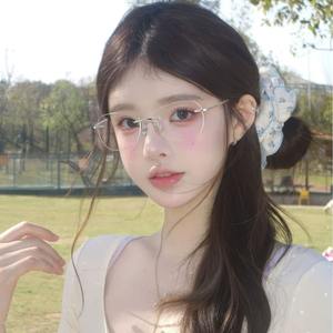 Gafas de titanio puro sin montura, elegantes y modernas para mujer, estilo 2316, montura óptica ultraligera, origen Danyang - Product Image 2