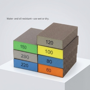 Éponges de ponçage souples et flexibles pour la réparation de peinture, granulométrie assortie 120-1500, pour le polissage des couches de finition automobiles - Product Image 1