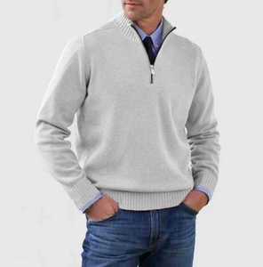 Suéter de Punto con Cierre para Hombre, Talla Grande, Estilo Europeo y Americano, para Otoño e Invierno - Product Image 4