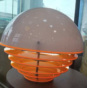 Lámpara Colgante Acrílica con Diseño de Atardecer, Lámpara Colgante Circular de Múltiples Capas, Estilo Bauhaus - Product Image 1