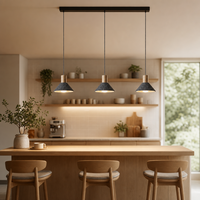 Lampe suspendue LED en feutre PET durable, hauteur réglable, haute luminosité, lumière blanc chaud protectrice pour les yeux, installation facile pour la maison