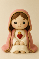 Poupée en peluche personnalisée de la Vierge Marie assise, jouet religieux rembourré en coton PP, cadeau de baptême, de Noël, de Pâques, OEM ODM