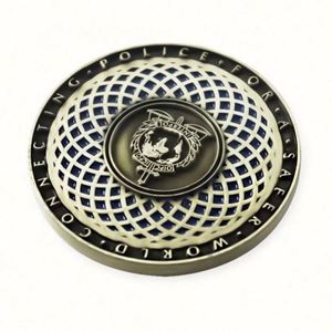Custom Souvenir Gold/Silver/<b>Copper</b> Plated Soft Enamel Challenge <b>Coin</b> with Offset Printing Laser Engraving Custom Size Thickness - Product Image 5