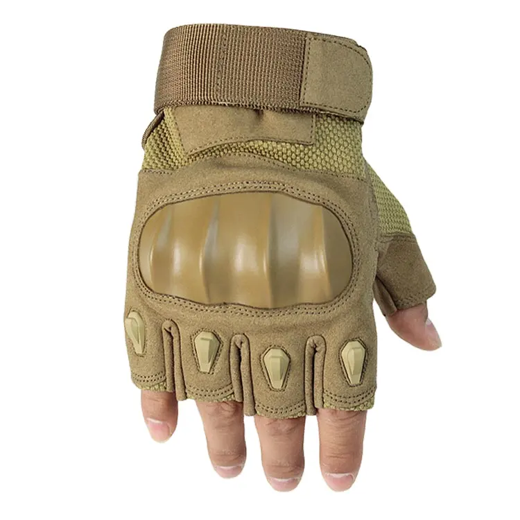 Gujia Guantes Tactico Custom Made Green Indestructible Mechanix Mechanics Hard Knuckle Half Finger Tactical Glove
