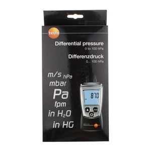 เครื่องวัดดิฟเฟอเรนเชียลดิจิตอล Testo 510 สำหรับห้องสะอาด ตรวจจับแก๊สรั่วในท่อ เครื่องมือทดสอบ - Product Image 5