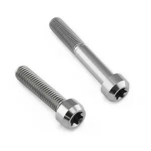 Parafuso de fechamento 1/4-20 queimado azul, 4-40 3/8 m7x1.0 liga de titânio, sangria, 6mm, parafusos para bicicleta torx, parafuso de titânio