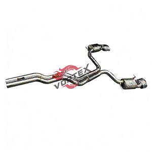 Échappement Catback VORTEX SUS304 Valvetronic pour AUDI RS6/RS7 C8 4.0T 2019-2025 Quad Tips Direct Bolt-On - Product Image 4