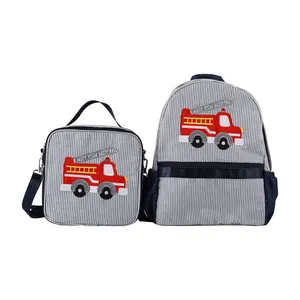 Custom Logo School Book Bag Children Backpack School Bag And Lunch Bag Set For Kids