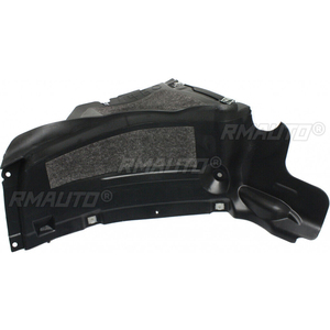 ชุดบังโคลนหน้าคู่ สำหรับ Audi A6 2012-2015 Quattro บังโคลนหน้าส่วนหน้า ป้องกันน้ำกระเซ็น วัสดุ ABS อุปกรณ์ตกแต่งรถยนต์ ซ้ายและขวา - Product Image 5