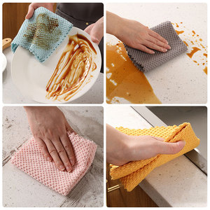 Chiffon de nettoyage en <span class=keywords><strong>microfibre</strong></span> 320 GSM 30x30cm, super absorbant, sans peluches, pour cuisine et detailing automobile, personnalisable avec logo – Vente en gros - Product Image 4