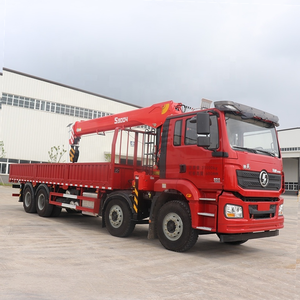 รถบรรทุกติดเครน SHACMAN M3000 ขนาด 12 ตัน สำหรับงานก่อสร้างเทศบาล แบบบูมยืดไสลด์ได้  8x4 สำหรับงานหนัก - Product Image 1