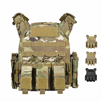 Gilet tactique en nylon 1000D de haute qualité à dégagement rapide, robuste, pour la chasse, avec sangle d'épaule camouflage résistante
