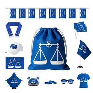 Custom Malaysia Election <b>Bag</b> Water-Resistant Polyester Nylon Backpack Reusable Drawstring Shopping <b>Bags</b> with Load-Bearing Rope - Product Image 3