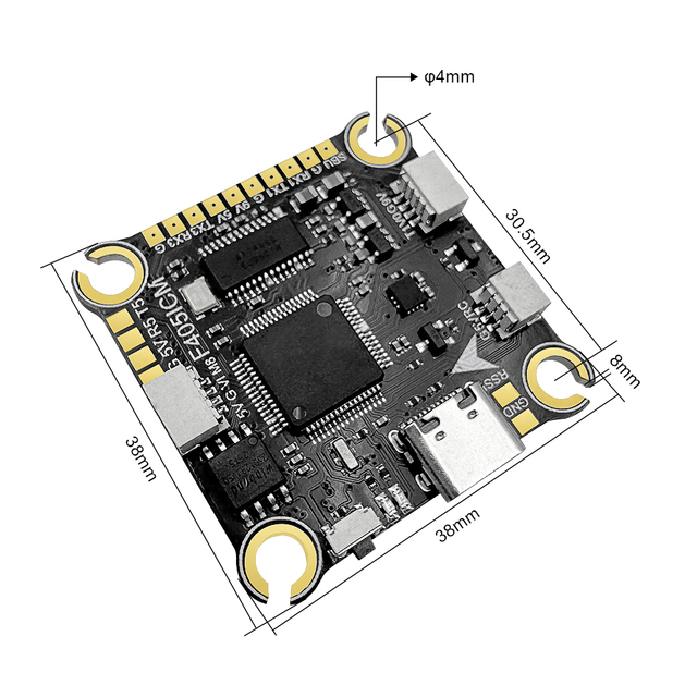 High-Performance STM32F405 70A FPV Racing Low Latency 2MS High Speed 1500Hz Response Remote Control 1080p FHD 5.8G Drone Flight