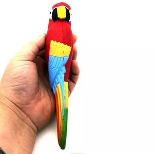 Logo personnalisé en mousse PU oiseau perroquet papillon anti-stress perroquet papillon anti-stress perroquet papillon balle anti-stress - Product Image 3