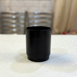 Pots à bougies en métal et fer avec logo personnalisé Petits contenants en cuivre Manteau en poudre noire Lanternes fabriquées en Inde Bougeoirs à usage domestique - Product Image 1