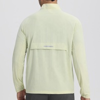 Vestes de course personnalisées avec logo transféré, protection UV SPF50+, pour athlètes, hommes