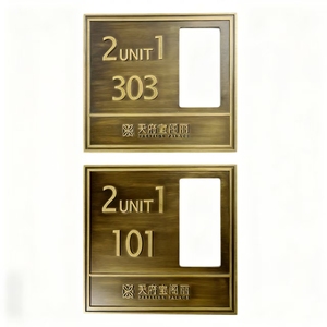 Tùy Biến Sang Trọng Điện Tử Tấm Cửa Phòng Khách Sạn Số Biển Chiếu Sáng Khách Sạn Dấu Hiệu Cửa Với Chuông Cửa Tấm Dấu Hiệu - Product Image 4