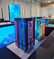 Nouvel écran publicitaire LED cube portable P2.9 couleur pleine, contrôle WiFi via application, pour affichage publicitaire en magasin
