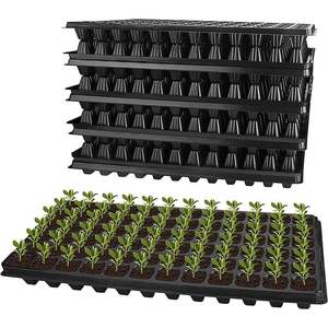 XiMan Plastic Seedling Trays <strong>Seed</strong> Starter Tray <strong>Propagator</strong> Styrofoam Plastic <strong>Seed</strong> Growing Tray 105 128 200 Holes - Product Image 2