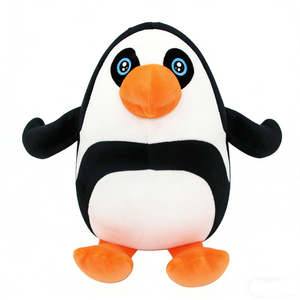 Pingüino de peluche personalizado con cuerpo redondo y gordo, suave y abrazable, para decoración de guardería. - Product Image 2