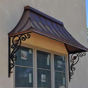 Металлический тент от производителя, железный навес, чугунные кронштейны, дизайн, китайский ветрозащитный чугун и сталь, Индивидуальный размер 30-40 дней - Product Image 5