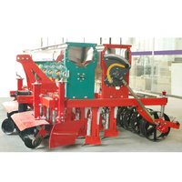 Nouvelle Semoir de Précision pour Blé, Planteuse de Riz en Bande Traînée par Tracteur à Quatre Roues, Semoir Combiné pour Luzerne et Soja avec Fertiliseur et Moteur