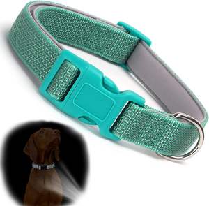 Diferentes opciones de color, Collar de perro reflectante, de alta seguridad de cachorro Collar, acolchado de neopreno, básico, duradero, Collar de nailon suave - Product Image 1