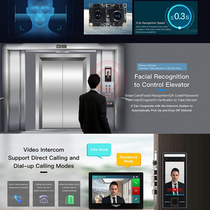 Cao cấp 5.5inch màn hình cảm ứng đa sinh trắc học cọ vân tay nhận dạng khuôn mặt thời gian tham gia kiểm soát truy cập thiết bị với SDK - Product Image 4