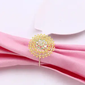 Wedding Accessories Curtain Accessories Corsage Brooch Women's Alloy Rhinestone Flower Brooch