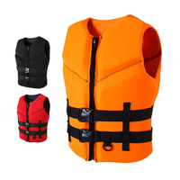 Nouveau Gilet de Sauvetage Gonflable en Néoprène Robuste 2mm d'Épaisseur Unisexe pour Kayak, Surf, Natation, Navigation, Sports Nautiques Durable