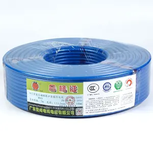 BVR 10mm2 2.5mm 4mm 6mm Cable Wire Solid Stranded Electrical House Wiring Copper Wire Roll Electric Cable House Building