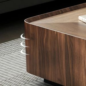 Table console en bois massif design moderne pour salon, bureau à domicile, hôtel, salon de réception, espaces d'accueil, meubles haut de gamme - Product Image 5