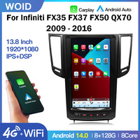 Écran CarPlay STWEI 13,8 pouces, autoradio Android 15 pour Infiniti FX35 FX37 FX50 QX70 2009-2016, GPS Navi, autoradio multimédia