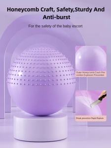 Palla da Yoga Anti-Scoppio Personalizzabile con Logo, Palla per Esercizi di Gravidanza e Allenamento di Integrazione Sensoriale per Donne Incinte e Bambini - Product Image 3