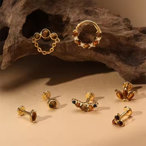 Gioielli <span class=keywords><strong>da</strong></span> <span class=keywords><strong>Piercing</strong></span> Orecchino a Perno in Titanio G23 all'Ingrosso <span class=keywords><strong>Orecchini</strong></span> a Perno in Titanio Gioielli <span class=keywords><strong>da</strong></span> <span class=keywords><strong>Piercing</strong></span> Labret <span class=keywords><strong>Piercing</strong></span> Orecchino - Product Image 2