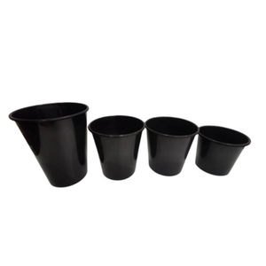Haute Qualité Grands Pots De Fleurs Ronds Pots De Fleurs En Plastique Seau Rond En Gros Pot De Fleur <span class=keywords><strong>pour</strong></span> L'affichage - Product Image 1