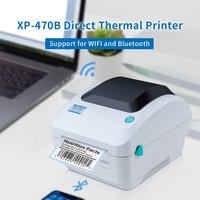 Printer Label Barcode Thermal Xprinter XP-470B 104mm Kecepatan Cetak Maksimal 152mm/s Printer Label Waybill