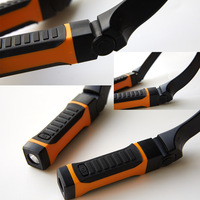 Lámpara de Lectura LED para Colgar en el Cuello, Funciona con Pilas AA o USB, Manos Libres, para Asados y Camping