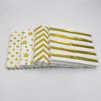 Estampage à chaud recyclable impression couleur personnalisée décorative élégante serviette en papier vaisselle à emporter serviette de cocktail en papier de soie