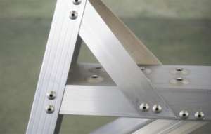 Harvest Orchard 2m 3m <span class=keywords><strong>4m</strong></span> Escabeau pliant en aluminium Échelle agricole tripond réglable pour la cueillette - Product Image 4