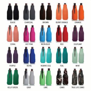Refroidisseur de bouteille personnalisé pour animaux de compagnie, manchon isotherme pliable en néoprène pour bouteille de bière - Product Image 2