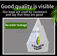 Sacs en T-shirt personnalisés en PEHD durables avec impression flexo, en matériau biodégradable pour expositions, supermarchés et commerce de détail