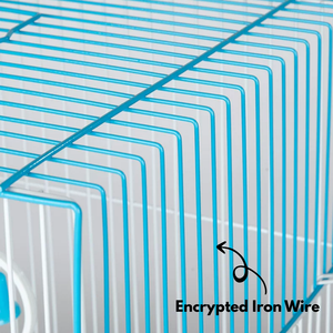 Taşınabilir küçük kuş seyahat kafesi Birdcages besleyici kutuları ile hafif küçük kuşlar başlangıç kiti ayakta kutup - Product Image 4