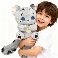 Peluches lestées personnalisées pour une douce caresse, idéales pour la décoration intérieure, compagnon réconfortant OEM, surprise d'anniversaire unique pour enfants