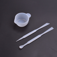 Nouvelles idées : Mini coupelle distributrice en silicone à rainures, outils de mélange de couleurs UV pour résine DIY, outils de pâtisserie, mini bâtonnets d'agitation