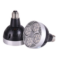 Ampoule LED PAR30 45W 40W 35W 25W E27 Projecteurs LED 220V Bombillas Lampe pour intérieur Maison Magasin Bar Dé Dimmable Spot