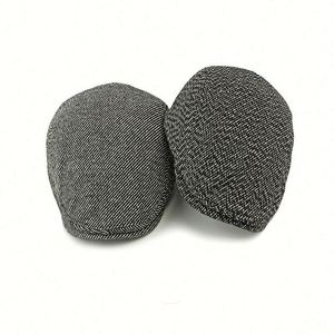 หมวกทรงไอวี่แบบเรโทรสำหรับทุกเพศ  ผ้าหนา อุ่นสบาย ลายทาง สำหรับผู้ใหญ่ เหมาะสำหรับใส่ลำลอง เล่นกีฬา พักผ่อน ท่องเที่ยว และกิจกรรมกลางแจ้ง - Product Image 3