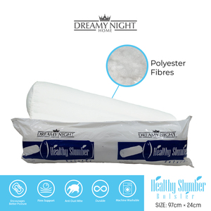 Healthy Slumber Bolster Firme Diseño amigable con la postura de apoyo para un sueño y comodidad más saludables - Product Image 2